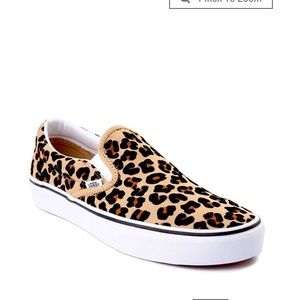 Vans leopard Slip on skate shoe